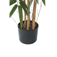 Potted Bamboo Natural Trunk Artificial Tree 47.2in