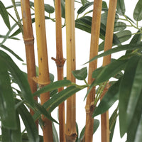 Potted Bamboo Natural Trunk Artificial Tree 59.1in