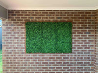 Mixed Boxwood Artificial Vertical Garden Green Wall Panel 40×40in 11 SQ FT – UV Resistant – Commercial Grade