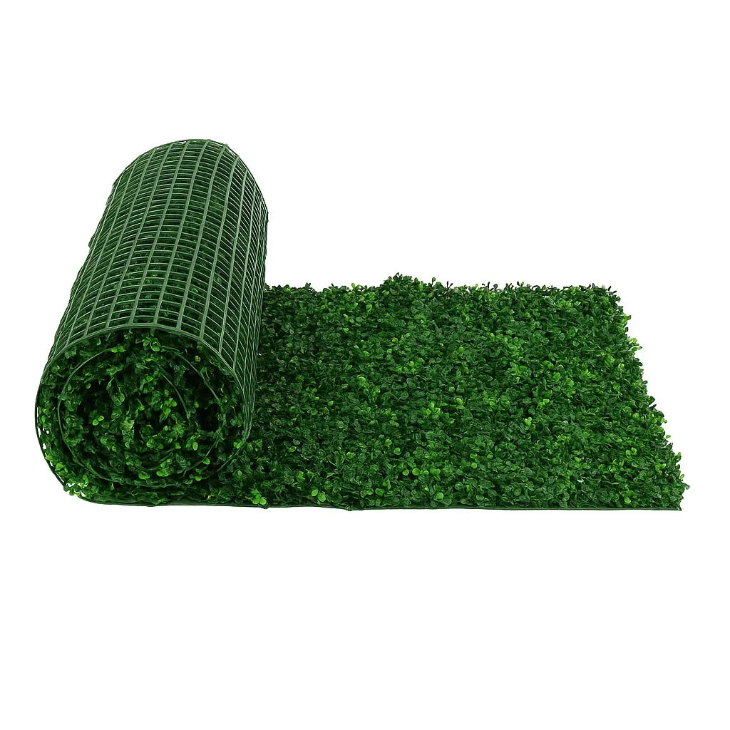 Rollo de boj artificial verde claro resistente a los rayos UV 33 SQ FT resistente a los rayos UV