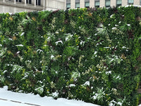 Evergreen Triptych Artificial Vertical Garden Green Wall Panel Set of 3 33 SQ FT – UV Resistant – Commercial Grade