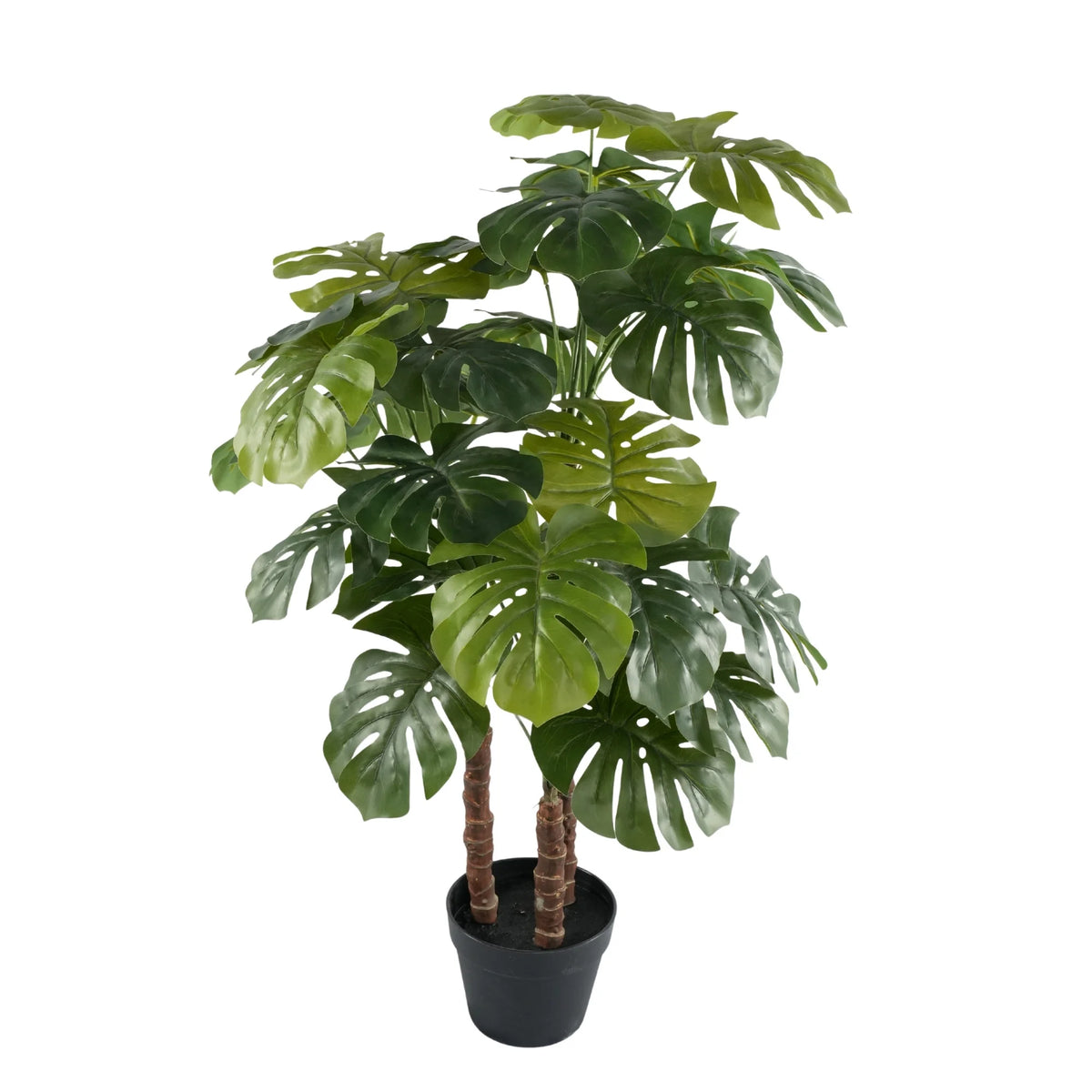 monstera faux plant Premium Artificial Monstera Tree 39.4" | Realistic Faux Swiss Cheese Plant | Decorative Indoor Outdoor Home Office Patio Greenery