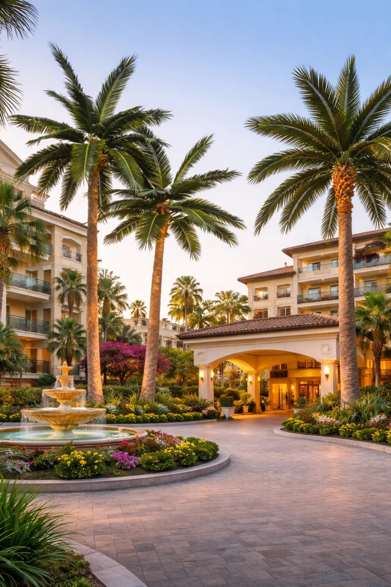 Palmera real artificial alta (13 pies - 23 pies) resistente a los rayos UV (pedido pendiente de 10 a 12 semanas)