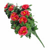 Red Rose Bunch Artificial Hanging Plant 18in – UV Resistant