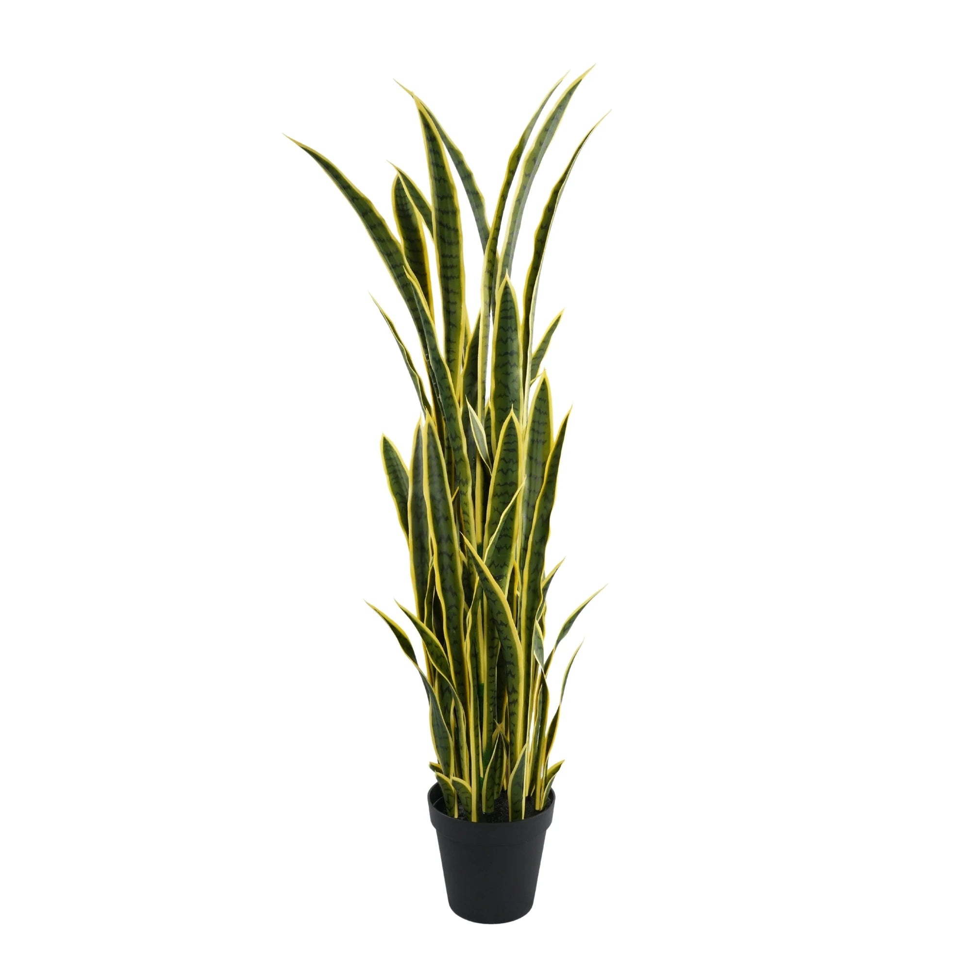 Premium Artificial Snake Plant (Sansevieria) 59.1in UV Resistant