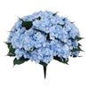 Blue Artificial Hydrangea Bush on Stake 18"