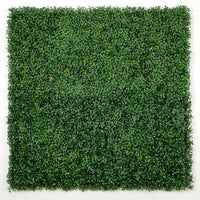 Dark Boxwood Artificial Vertical Garden Green Wall Panel 40×40in 11 SQ FT – UV Resistant – Commercial Grade