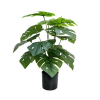 Split Philodendron Monstera Artificial Topiary Set of 8 20in