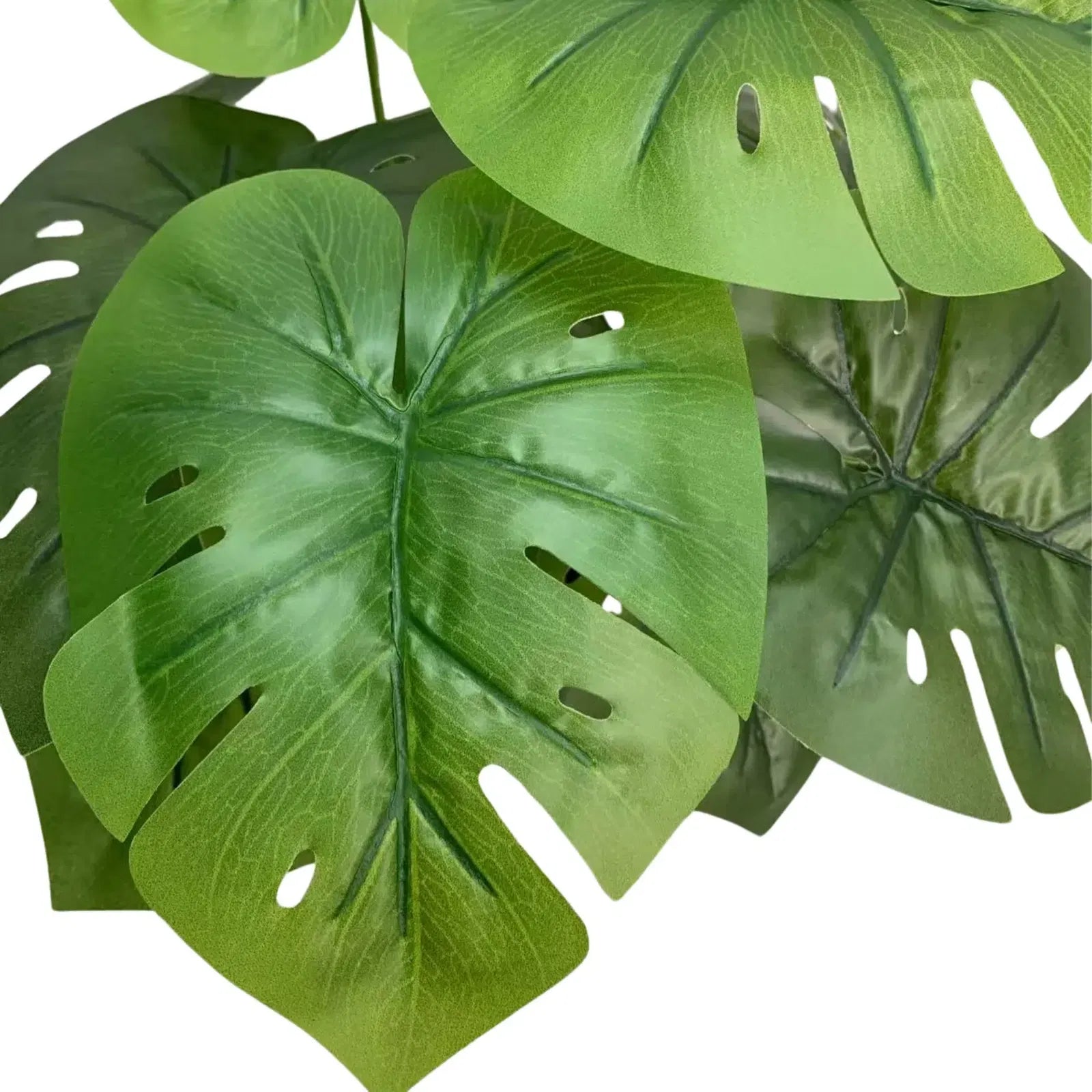 Set of 8 Artificial Potted Split Philodendron (Monstera) Plants 20"
