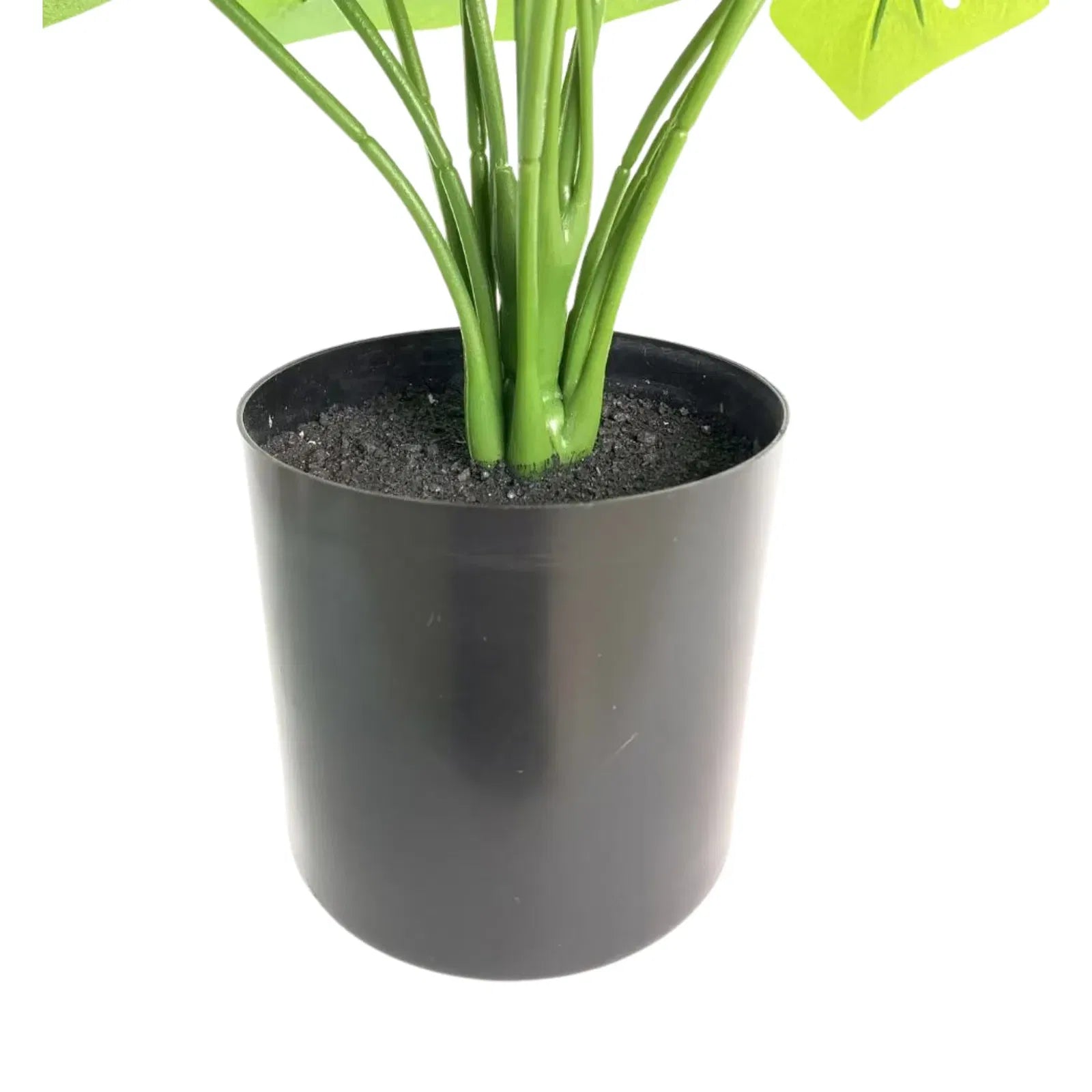 Set of 8 Artificial Potted Split Philodendron (Monstera) Plants 20"