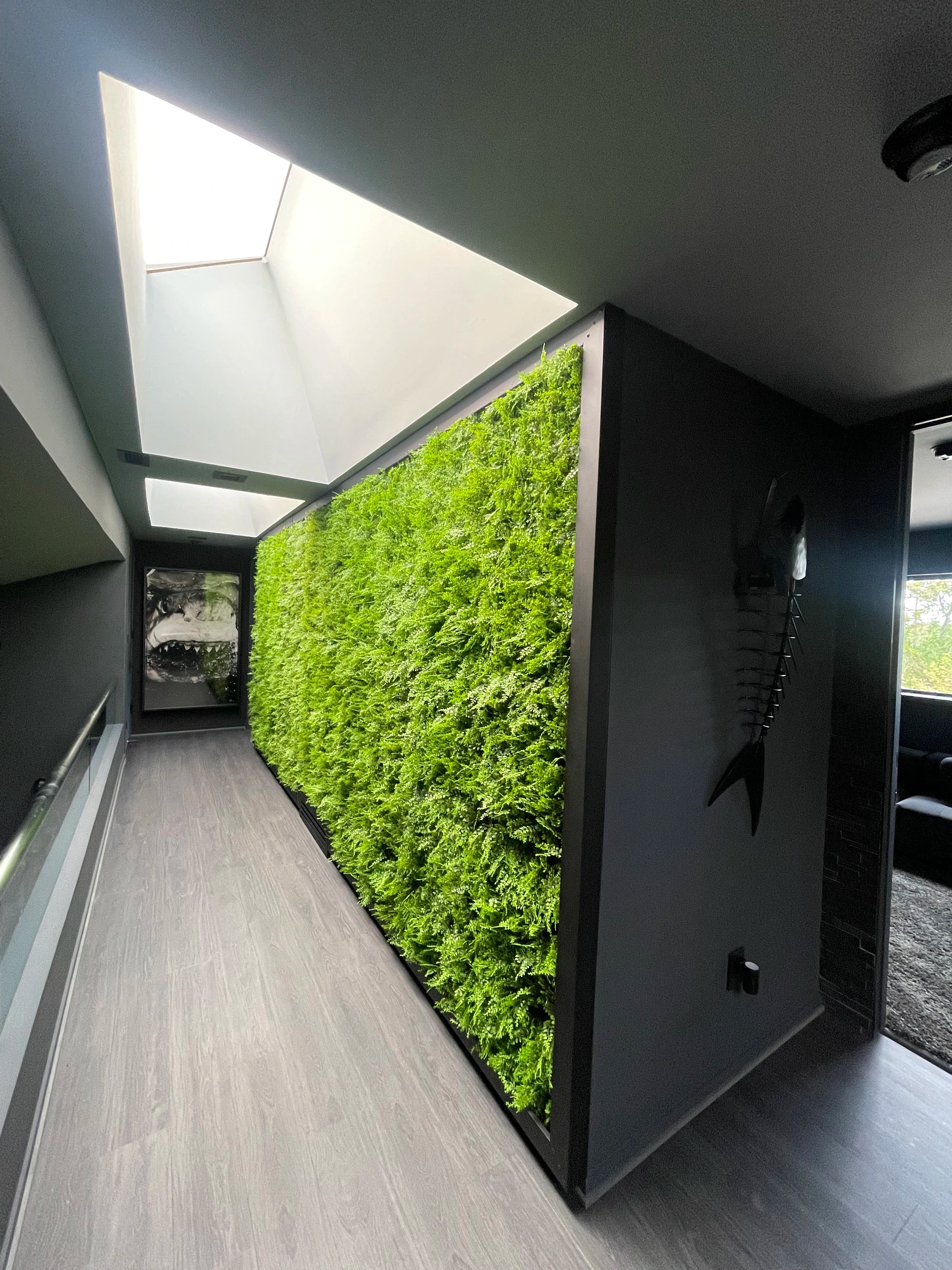 Lush Fern Artificial Green Wall 40" x 40" 11SQ FT Commercial Grade UV Resistant