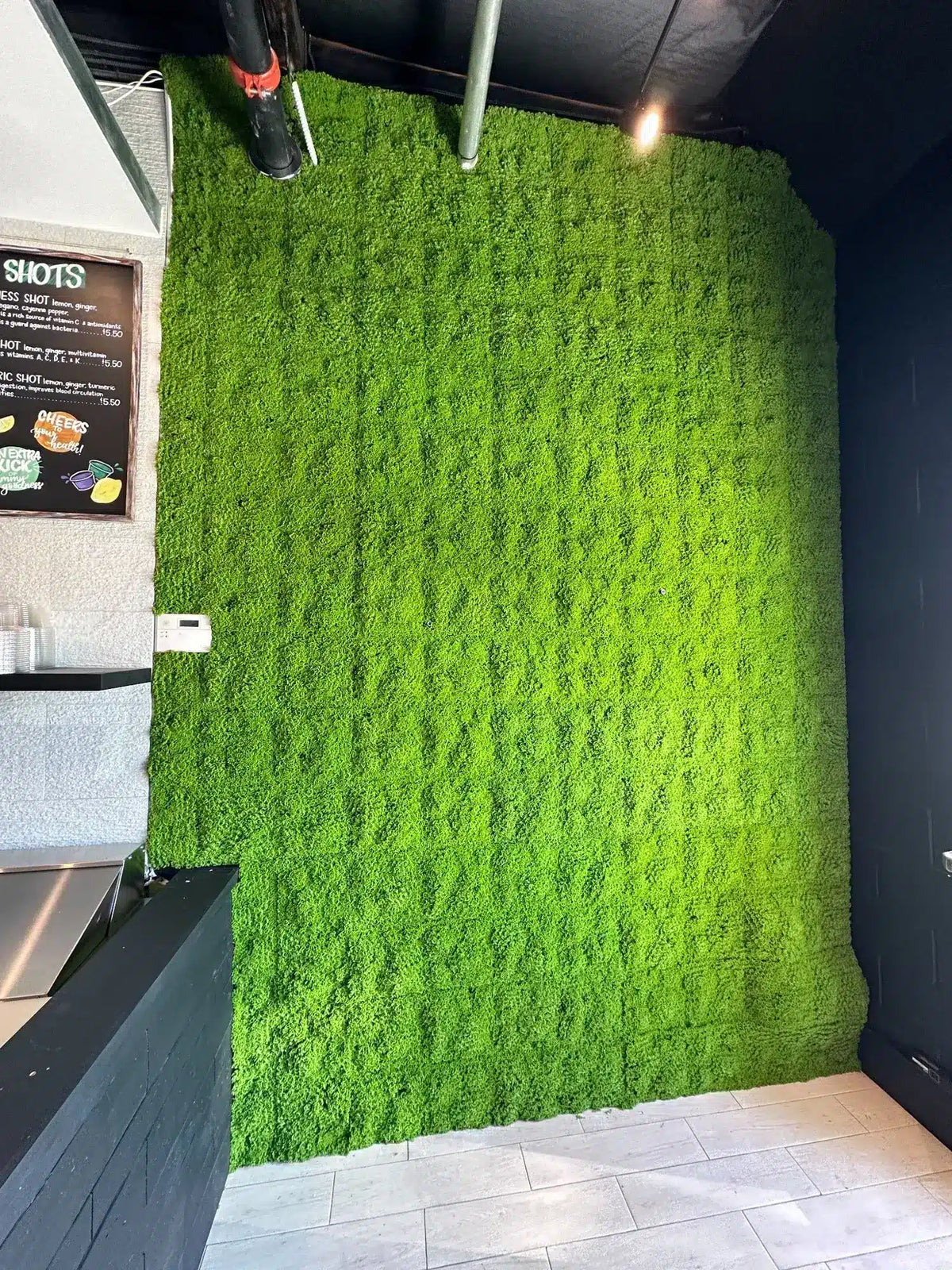 Sample Panel – Evergreen Moss Mat (Small Sample)