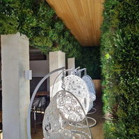 Panel de muestra del jardín vertical artificial ultralujoso Lush Spring (muestra pequeña) resistente a los rayos UV
