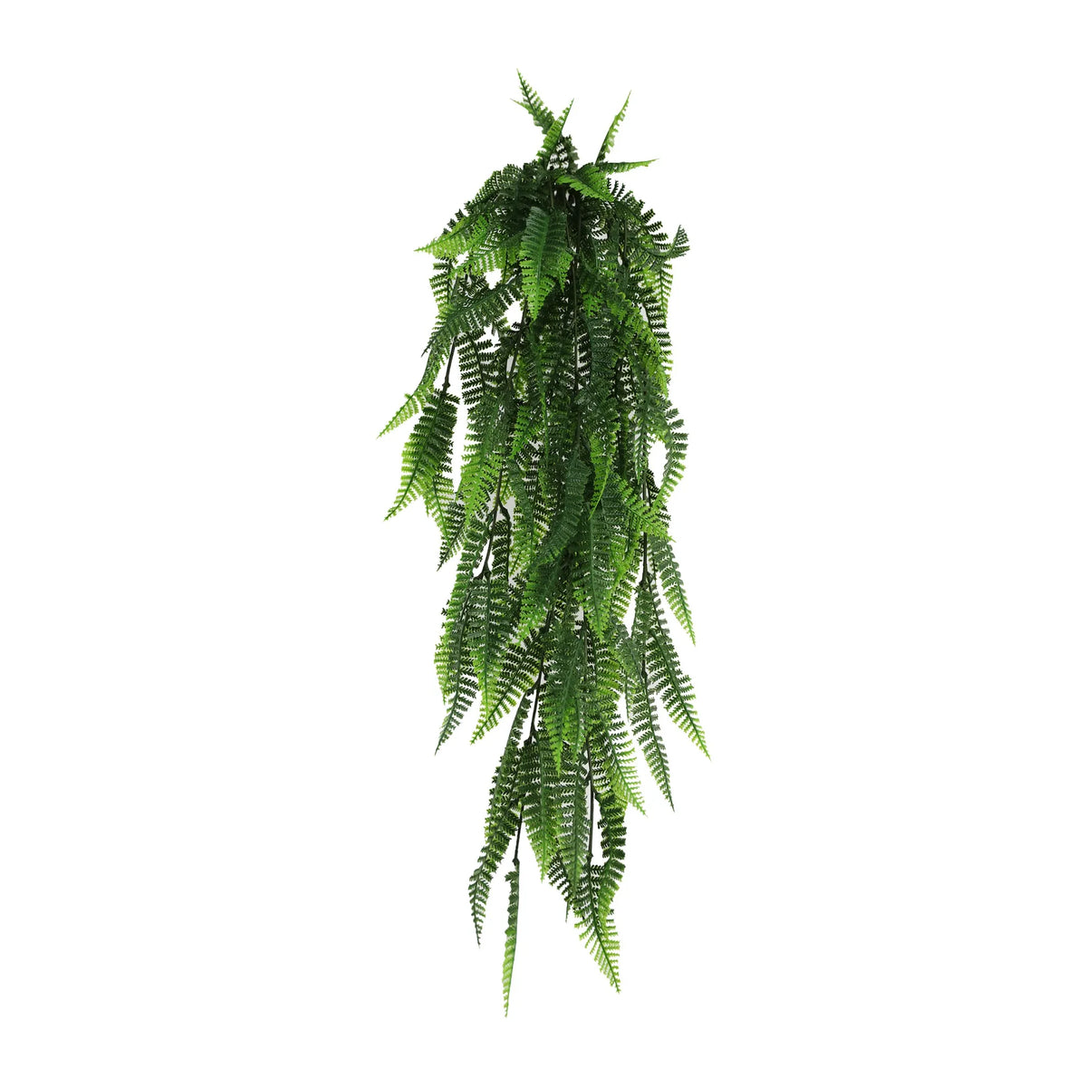 Fern Garland Artificial Hanging Bush 7.1×30in – NFPA701 Fire Rated – UV Resistant