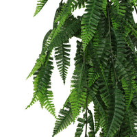 Fern Garland Artificial Hanging Bush 7.1×30in – NFPA701 Fire Rated – UV Resistant