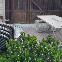 faux flowering boxwood installation USA