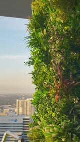 Amazon Jungle Artificial Vertical Garden Green Wall Panel 40×40in 11 SQ FT – UV Resistant – Commercial Grade video 8