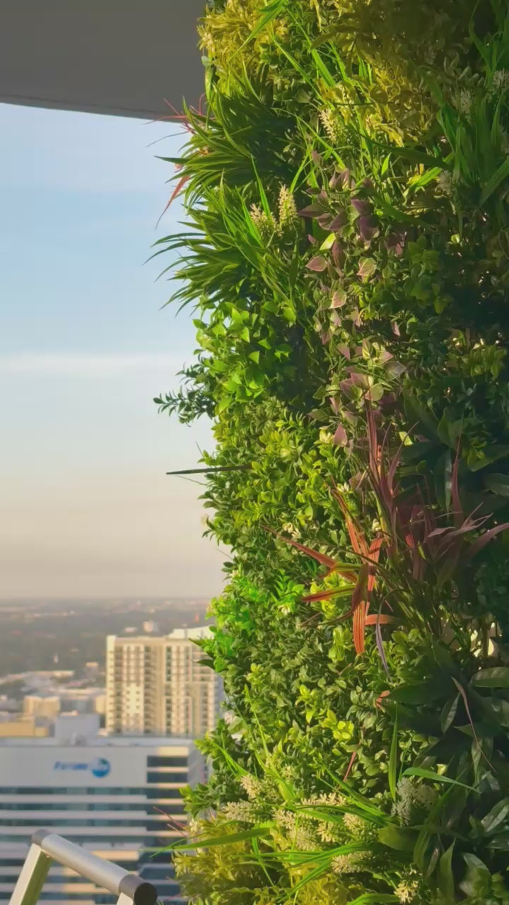 Amazon Jungle Artificial Vertical Garden Green Wall Panel