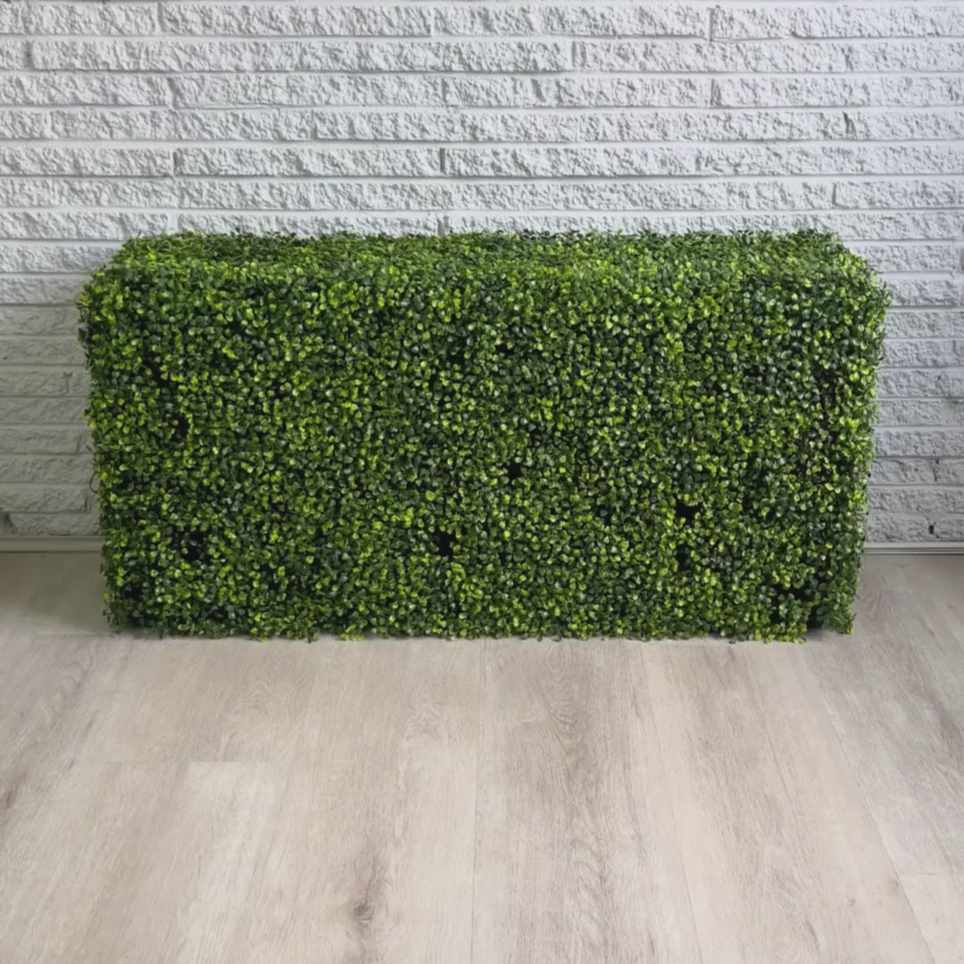 Artificial Boxwood Hedge for Indoors & Outdoors
