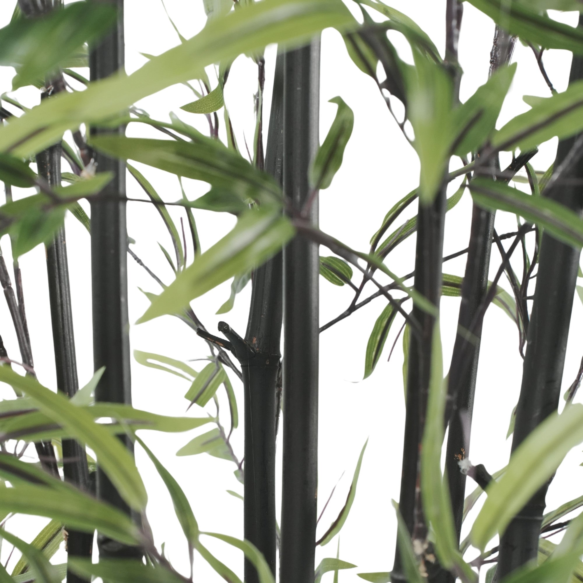 Premium Dense Artificial Black Bamboo 70.9in