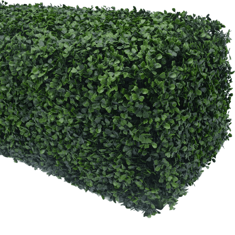 Dark Artificial Boxwood Hedge 40"L x 10"H