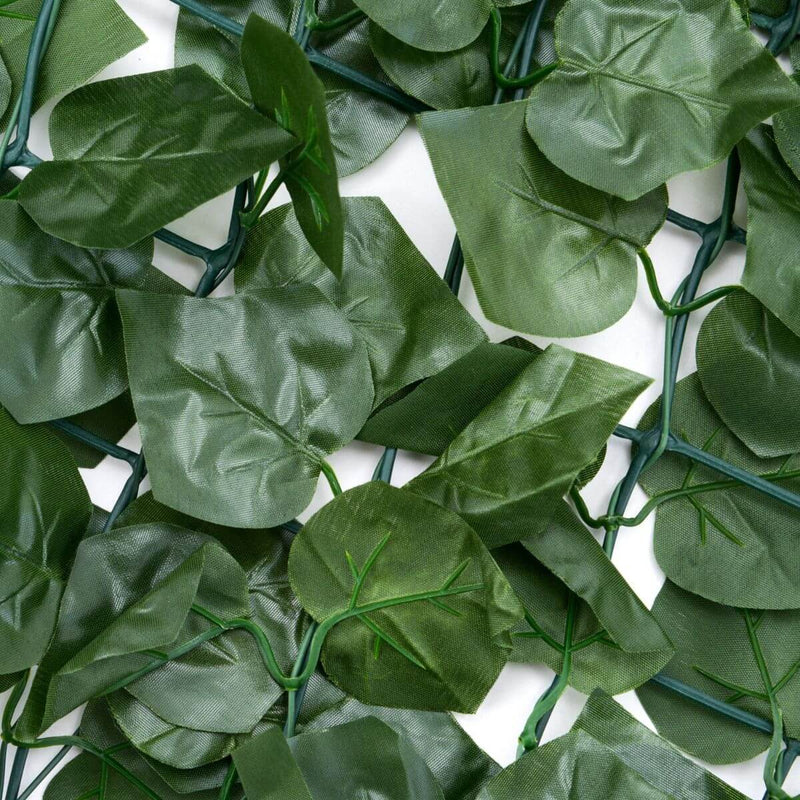 fake ivy leaves and rolls
