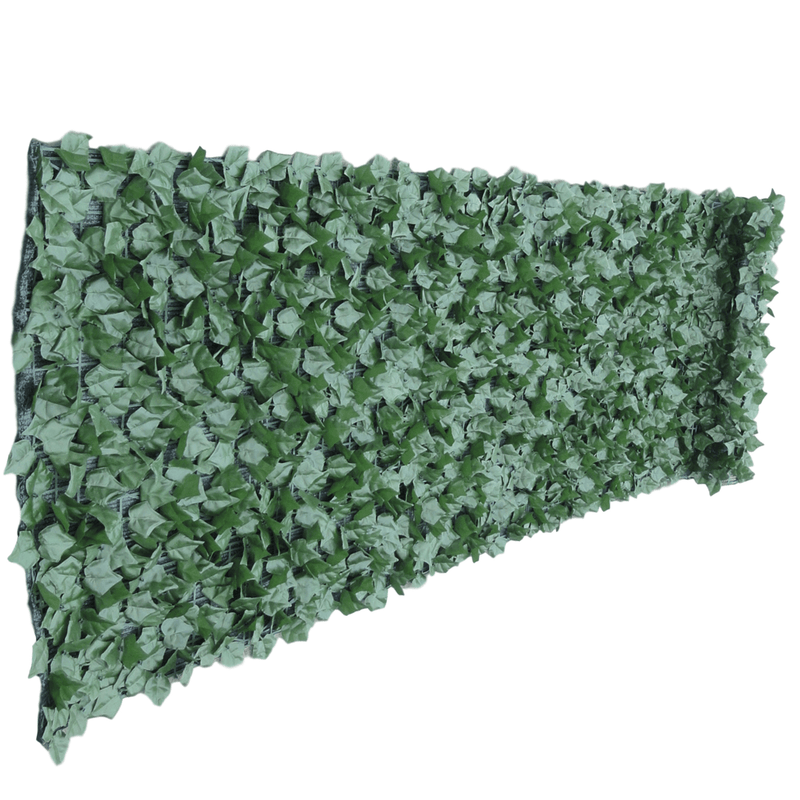 Faux Ivy Privacy Fence Shade Cloth Backing 120"L x 40"H