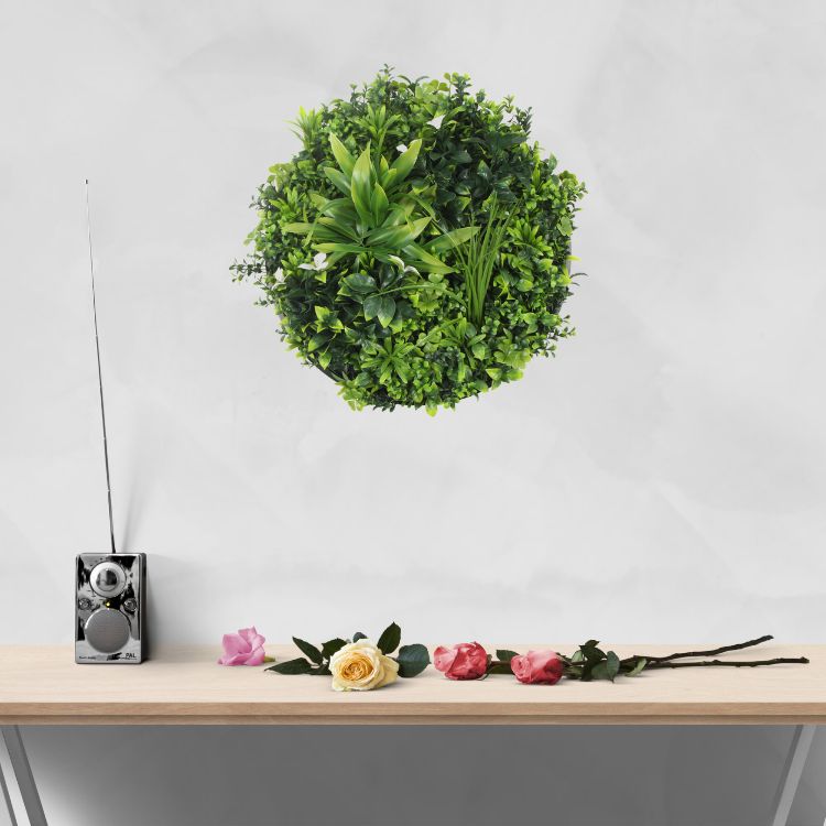 Round Artificial Vertical Garden Disc for Home