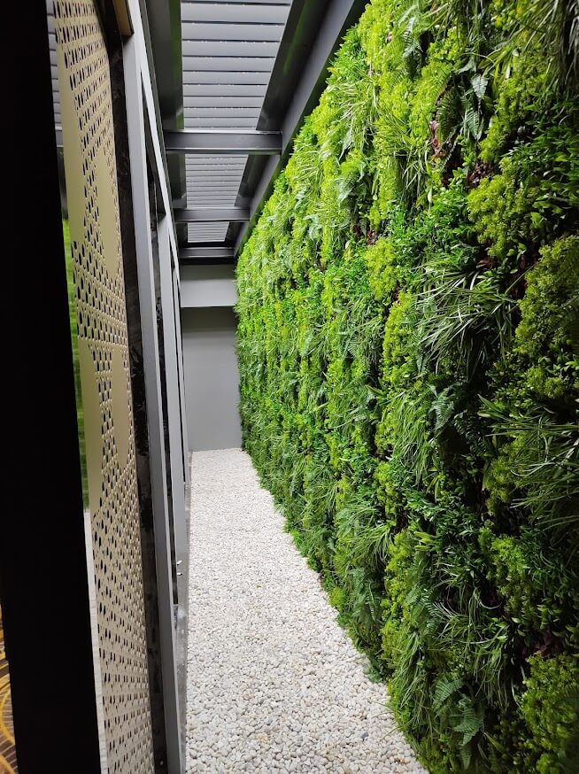 Artificial Green Wall for a Casino California