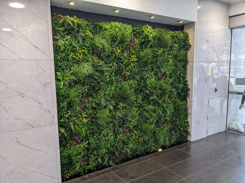 Sample Panel of Country Fern Artificial Vertical Garden (Small Sample) Commercial Grade UV Resistant