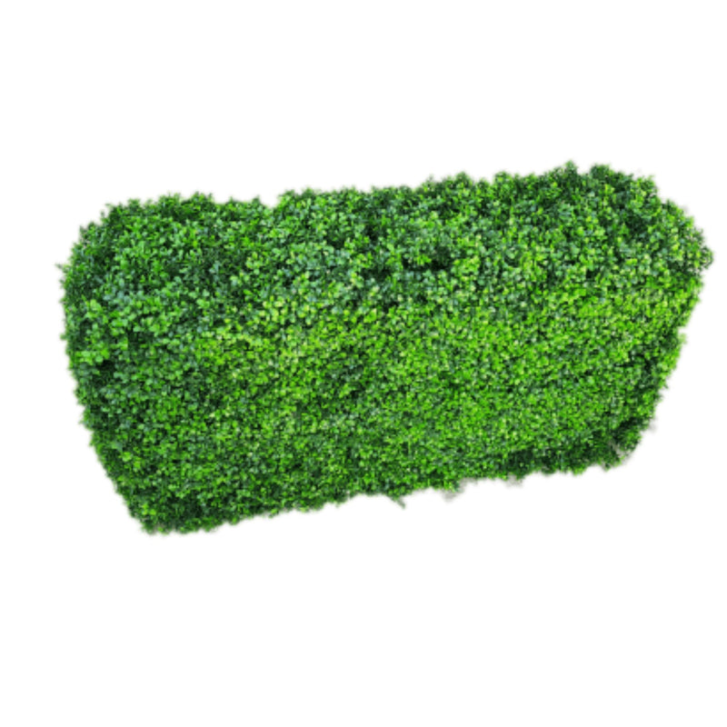 Bright Artificial Boxwood Hedge Portable  3D Boxwood Hedge