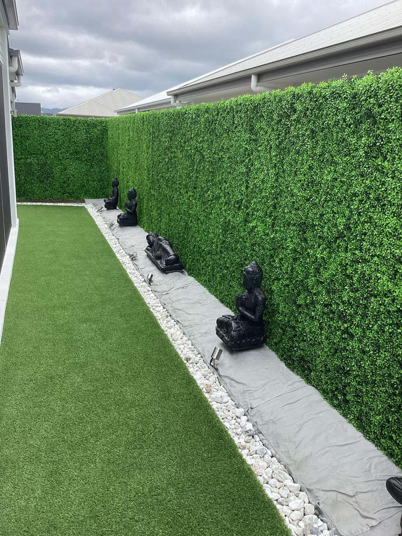 Premium Nearly Natural Looking Artificial Boxwood Hedge Panel