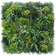 Lush Spring Artificial Vertical Garden Green Wall Panel 40×40in 11 SQ FT – UV Resistant – Commercial Grade