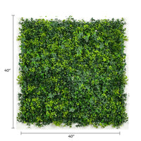 Spring Sensation Artificial Vertical Garden Green Wall Panel 40×40in 11 SQ FT – UV Resistant – Commercial Grade