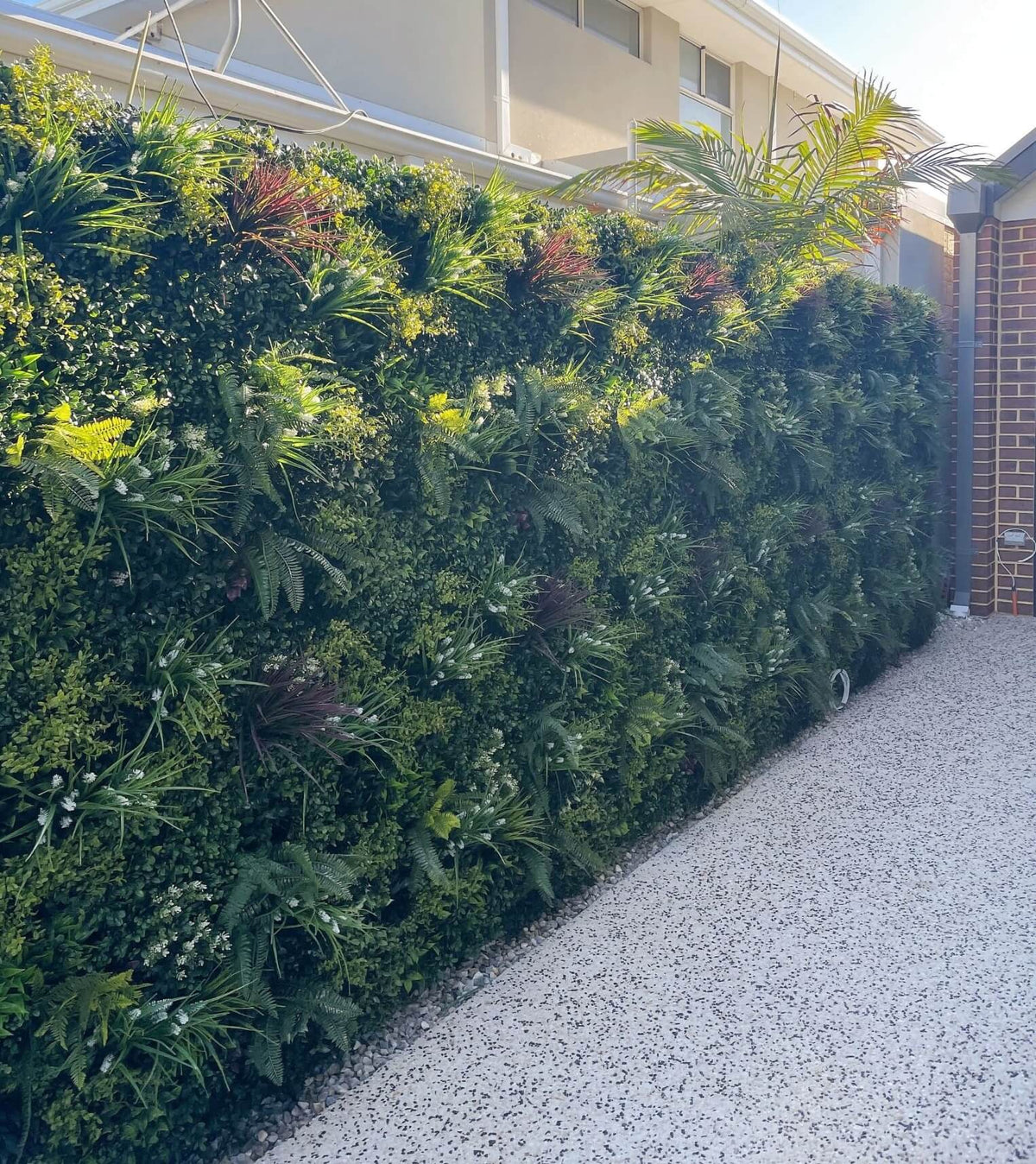 Premium Artificial Vertical garden with ferns and grasses