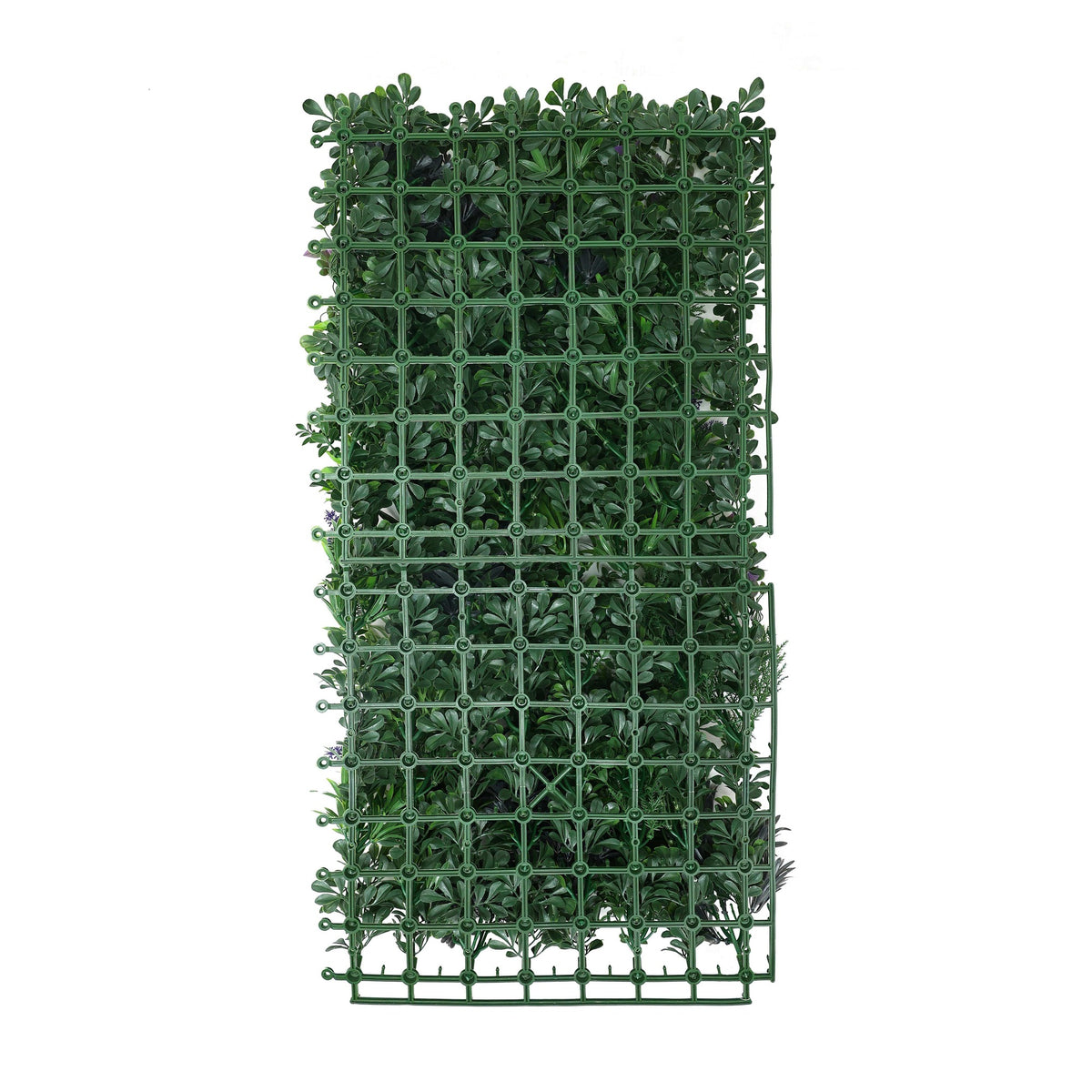 Lavanda botánica rústica de pared verde artificial de primera calidad, 40 "x 20", resistente a los rayos UV de grado comercial