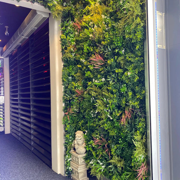 Amazon Jungle Artificial Vertical Garden Green Wall Panel 40×40in 11 SQ FT – UV Resistant – Commercial Grade — detail view 5