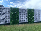Snowy White Artificial Vertical Garden Green Wall Panel 40×40in 11 SQ FT – UV Resistant – Commercial Grade image 6