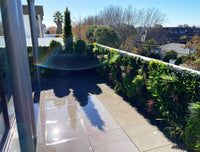 Balcony Garden with Artificial Green Wall Panel Urban Greenery Vertical Garden